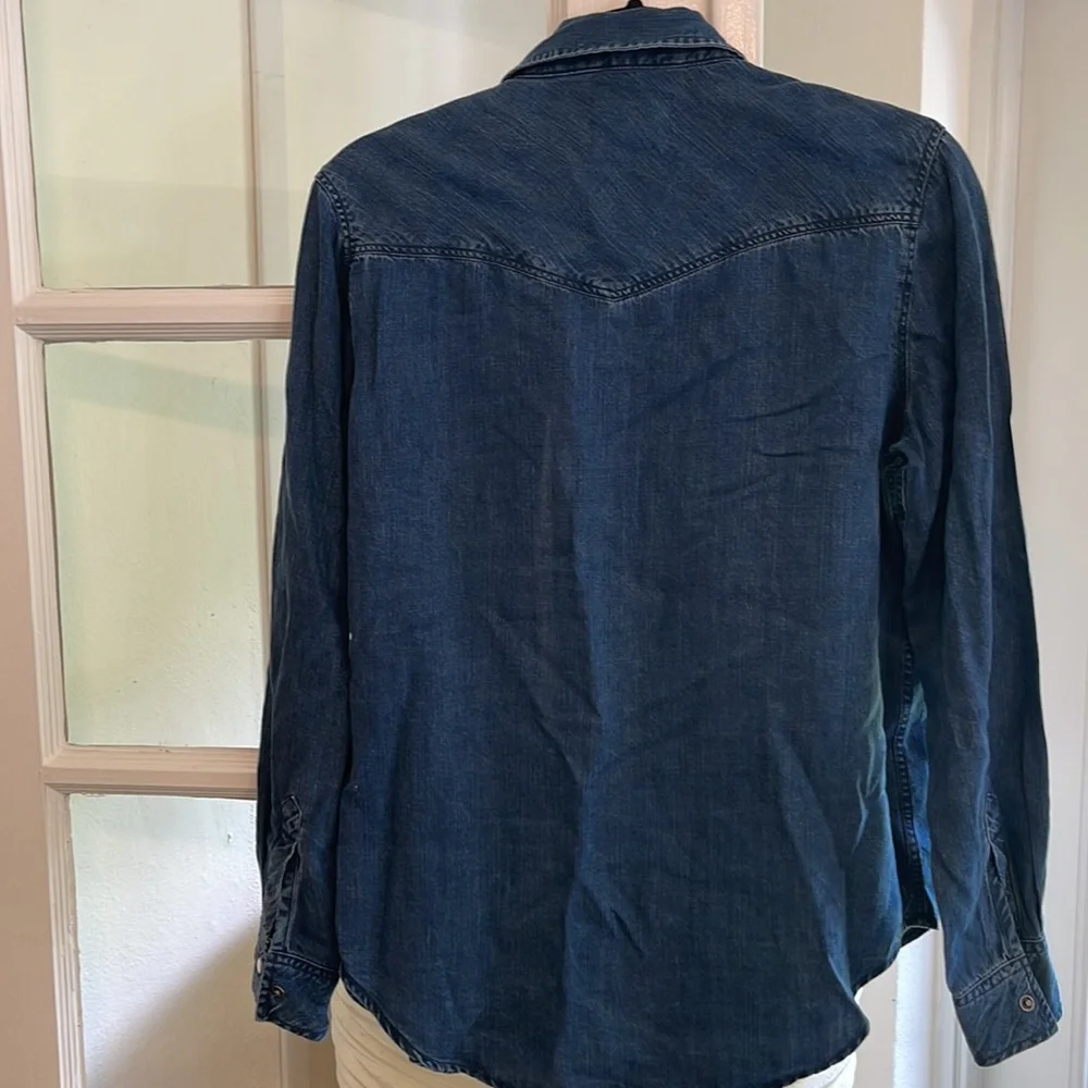 NWOT Rails Remi Dark Vintage Wash Western Shirt (S) - Picture 2 of 5